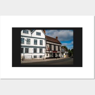 A view down Tombland in the city of Norwich, Norfolk Posters and Art